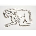 Tom Wesselmann MONICA LYING ON HER SIDE WITH SCRIBBLE Lithograph, 61